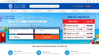 Top 5 website đặt vé tàu Lý Sơn uy tín, giá niêm yết